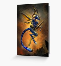 Dragonfly Devil Greeting Card