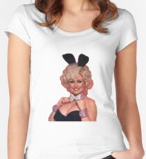 Dolly Parton Playboy Women's Fitted Scoop T-Shirt