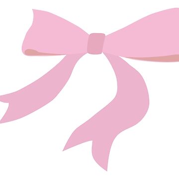 pink bow 2 Sticker for Sale by jasminasheer