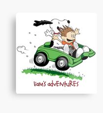 Lienzo metálico Las aventuras de liam