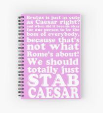 Cuaderno de espiral Bruto es tan lindo como César, ¿verdad?