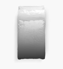 Gray Dip Dye - Black and White Ombre Duvet Cover