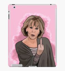 Grace Middle Finger mit Hintergrund iPad-Hülle & Klebefolie