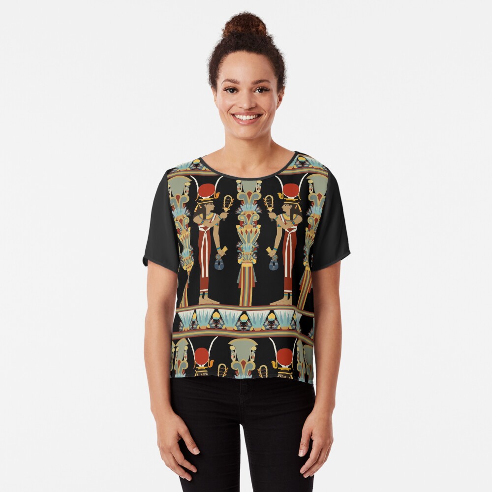 Hathor - Mistress of the Offering Chiffon Top