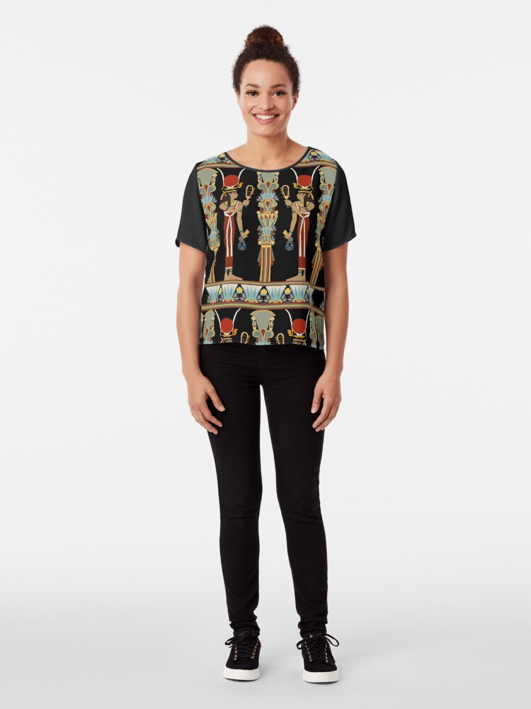 Alternate view of Hathor - Mistress of the Offering Chiffon Top