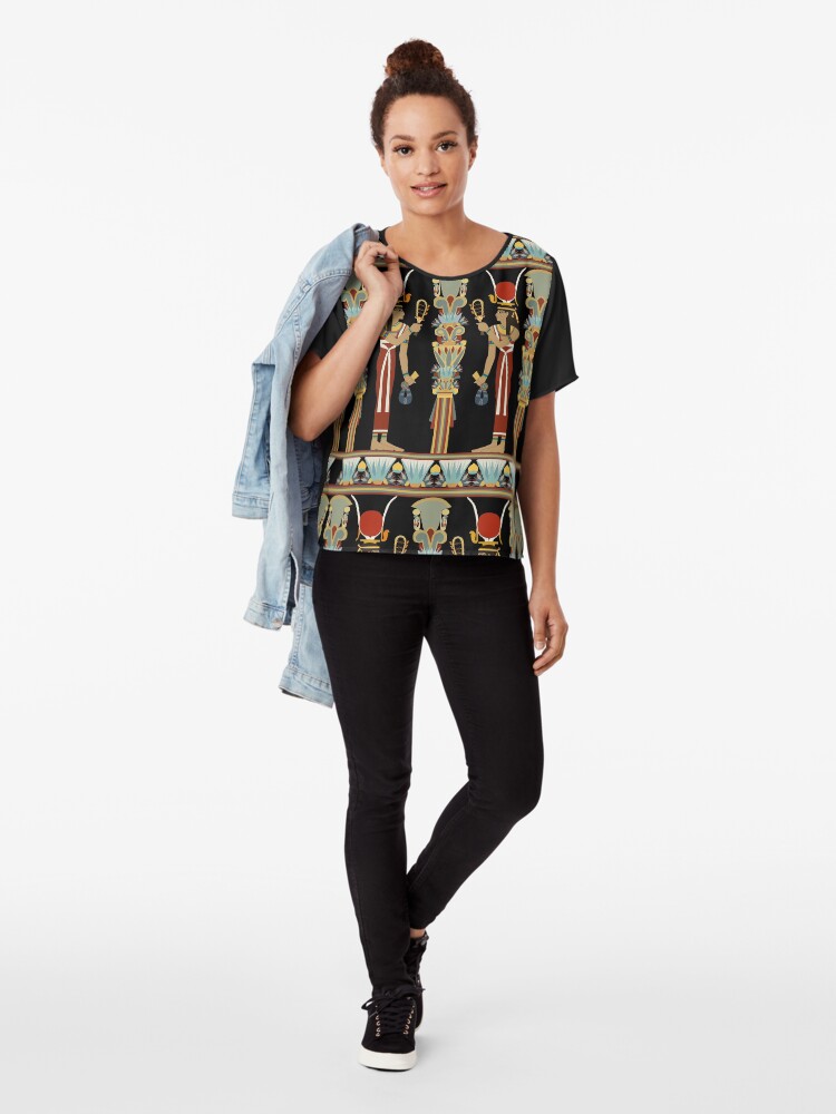 Alternate view of Hathor - Mistress of the Offering Chiffon Top