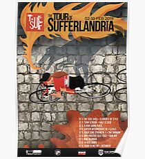 Tour of Sufferlandria 2019 Poster - Female Rider Poster