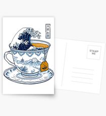 The Great Kanagawa Tea Postcards