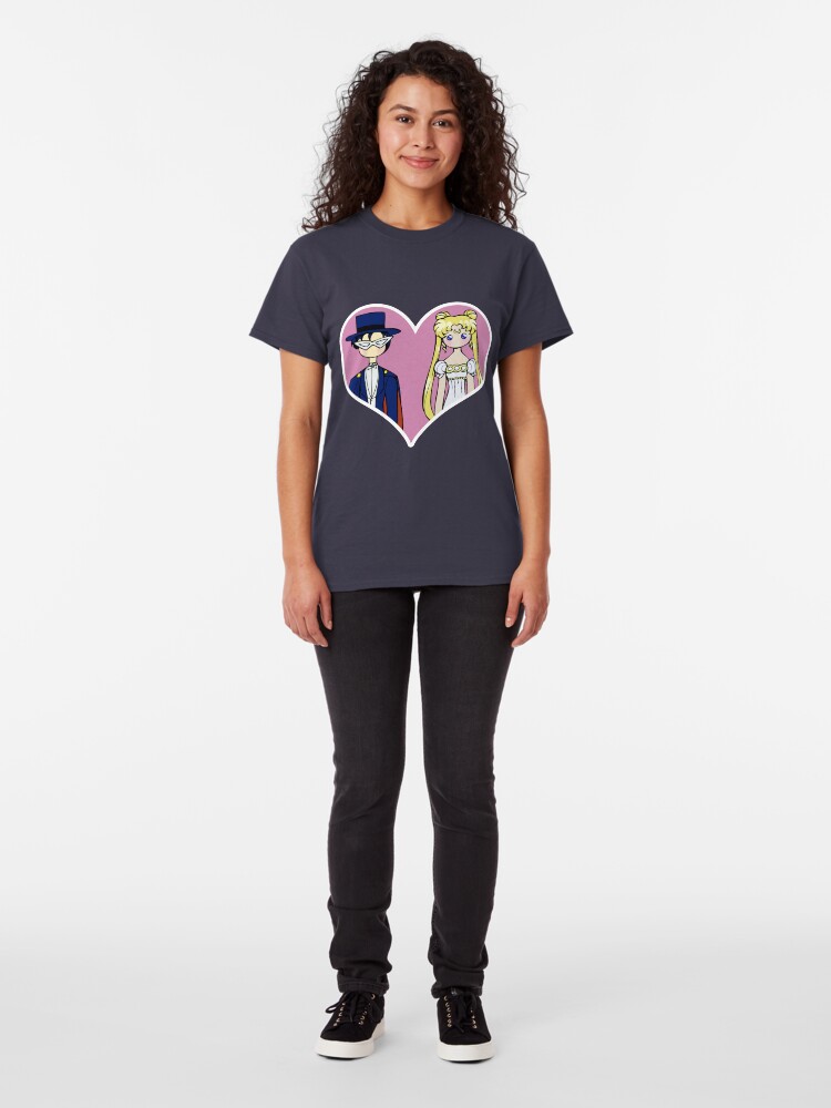 Alternate view of Mamoru and Usagi - shipping dolls Classic T-Shirt