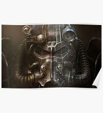 Fallout Power Armor Helm Poster