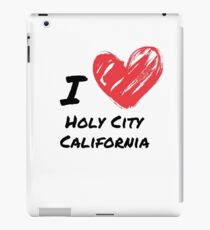 Ich liebe Holy City Kalifornien iPad-Hülle & Klebefolie
