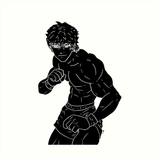 "Baki Black" Art Print by ziweitan | Redbubble