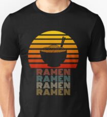 Camiseta ajustada Ramen Life Japanese Noodles Lover Estilo retro vintage
