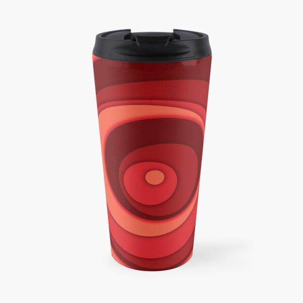 Nested Dots - Red Travel Mug