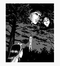 Junji Ito - Floating heads Photographic Print