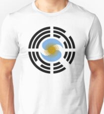 Korea Argentinian Multinational Patriot Flag Series Slim Fit T-Shirt