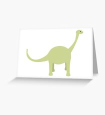 Diplodocus Greeting Card