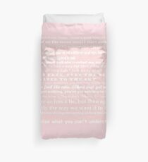 bob dylan quotes Duvet Cover