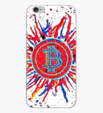 ‘Bitcoin Explosion’ in red. iPhone Case