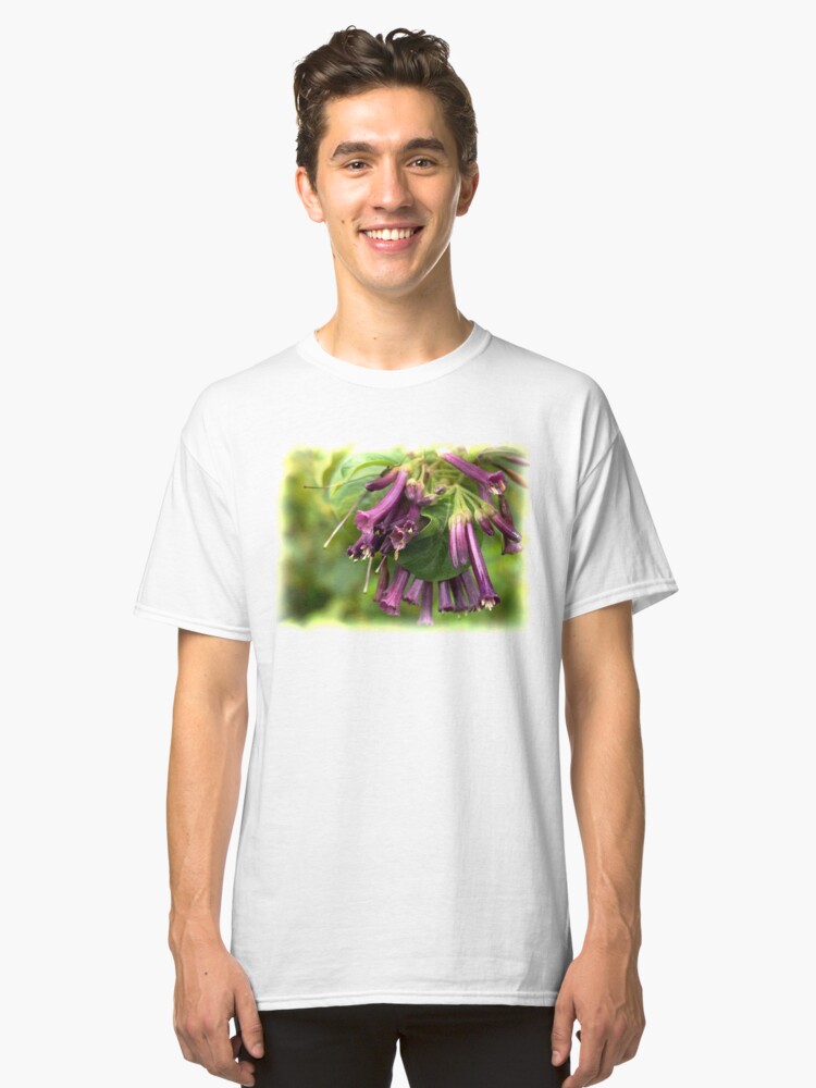 Alternate view of Purple Iochroma Flowers Classic T-Shirt