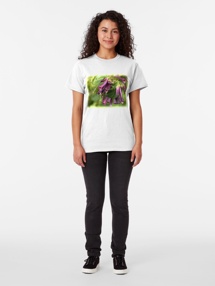 Alternate view of Purple Iochroma Flowers Classic T-Shirt