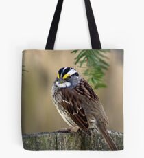 White-Throated Sparrow Tote Bag
