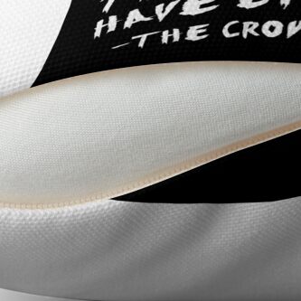 Alternate view of The Crows Have Eyes III – white type Floor Pillow