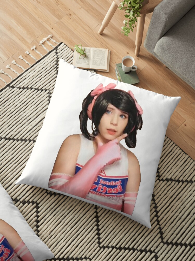 Hit Or Miss Nyannyan Cosplay Tik Tok Meme Floor Pillows By Kiyomishop