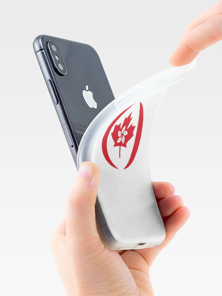 Alternate view of Hong Konger Canadian Multinational Patriot Flag Series iPhone Case & Cover