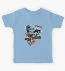 Camiseta para niños Shark Tornado - Shark Cult Película - Shark Attack - Shark Tornado Horror Película Parody - Storm's Coming!
