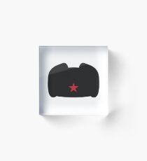 Russian Ushanka Hat Acrylic Block