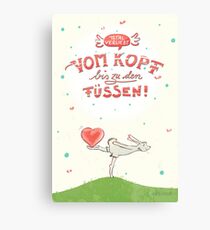 Hase mit Herz – verliebt Leinwanddruck