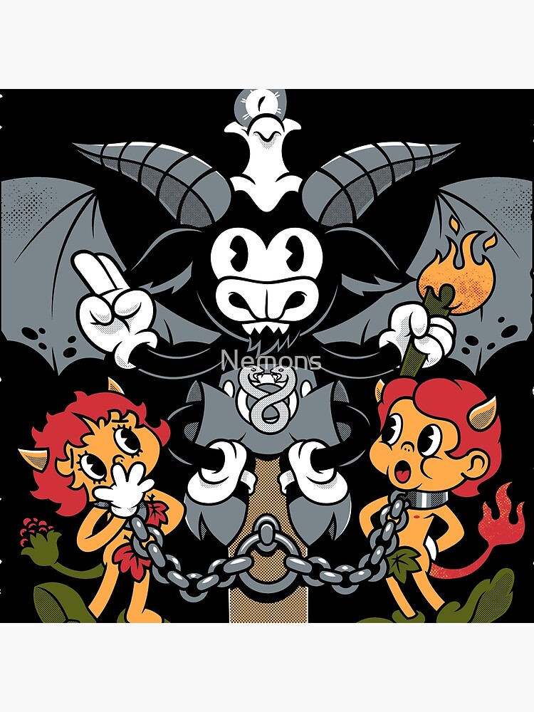 The Devil - XV Tarot Card -Baphomet by Nemons