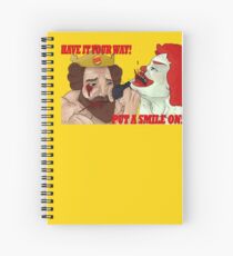 The King vs The Clown Spiral Notebook