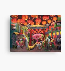 Chinatown Animals Canvas Print