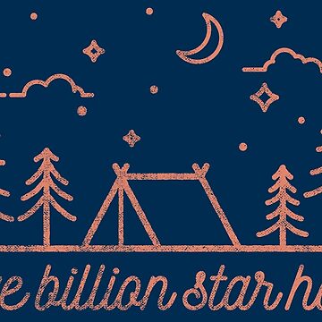 Vorschaubild zum Design Five Billion Star Hotel - Funny Camping Quote Gift von yeoys