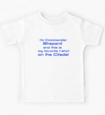 Camiseta para niños Comandante Shepard Favorito