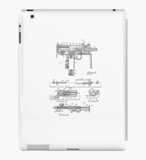 Machine Gun Adaptor Vintage Patent Hand Drawing iPad Case/Skin