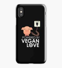 VeganChic ~ Powered By Vegan Love iPhone Case