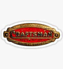 Craftsman Vintage Tools USA Sticker
