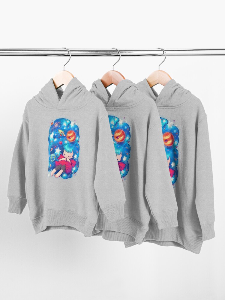 Alternate view of space Toddler Pullover Hoodie