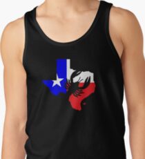 Texas CrawFish Cajun - Lone Star Flag Texan Design Tank Top