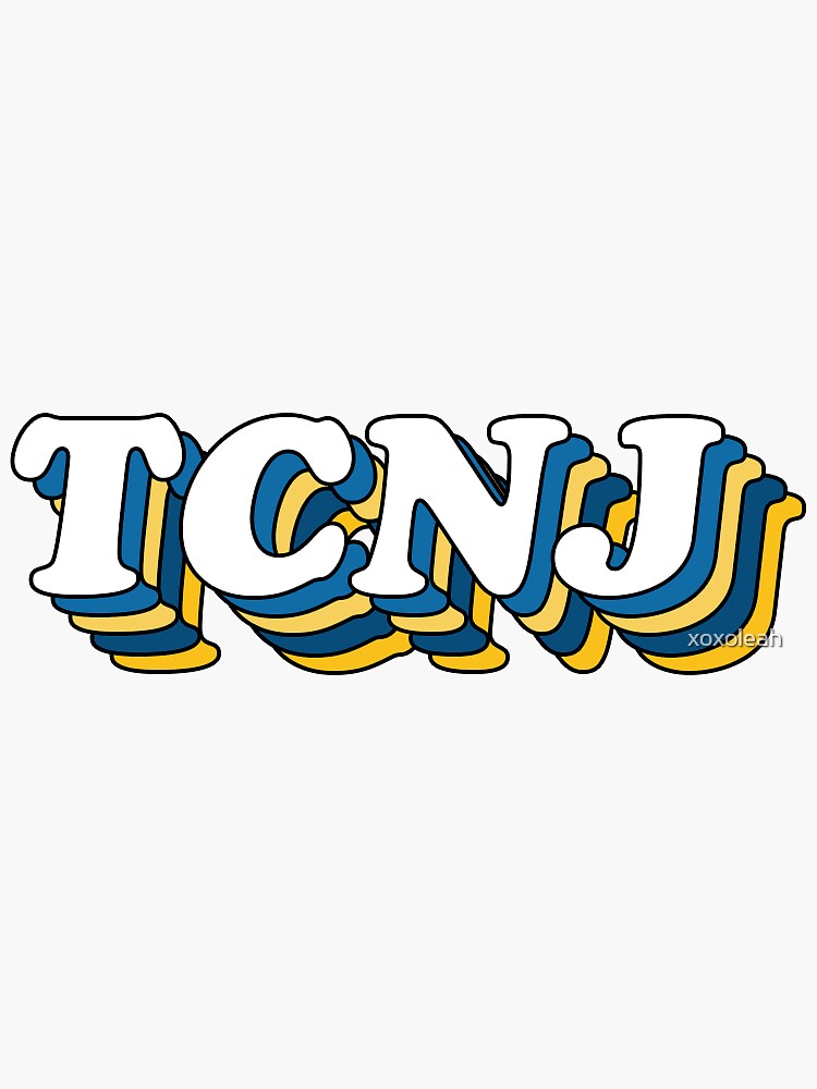 3D Retro TCNJ Blue/Gold by xoxoleah