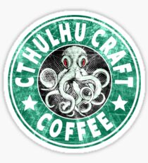 Cthulhu Craft Coffee Sticker