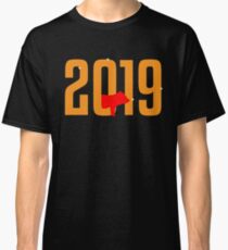 Pig 2019 Feier Party Fete Feuerwerk Tier Classic T-Shirt