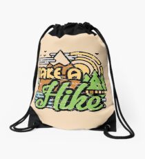 Take A Hike Drawstring Bag