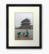 Keeping Tiananmen Square Clean Framed Print