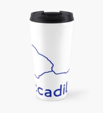 London Underground Piccadilly Line Map Travel Mug