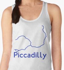 London Underground Piccadilly Line Map Women's Tank Top