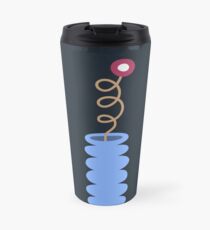 Lustige Blume Thermosbecher